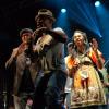 Kathy onstage w/ Kirk Franklin @ Ottawa Bluesfest