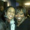 Kathy with Crystal Aikin afer the World Vision Concert